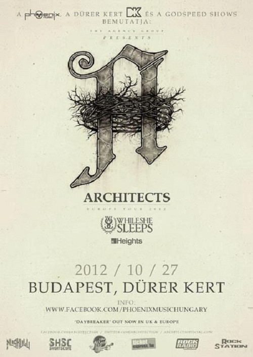 "Brit Invázió" - Architects, While She Sleeps és Heights a Dürer Kertben