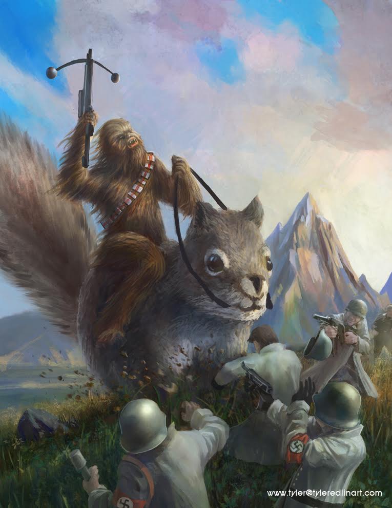 chewbacca_riding_a_chipmunk_fighting_nazis