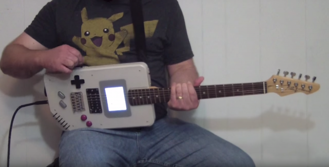 Azt hitted elég geek a Guitar Hero? Valaki csinált egy Game Boy gitárt!