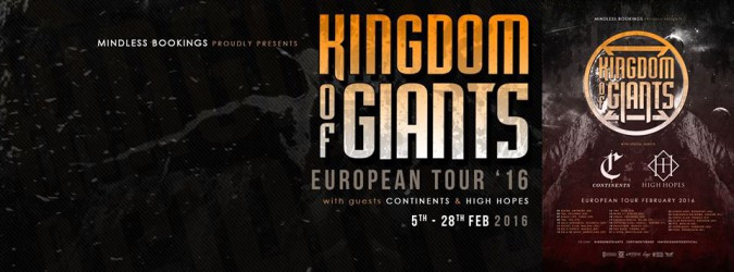 Visszatér hazánkba a Kingdom of Giants! - 2016 februárjában érkeznek a Dürerbe!