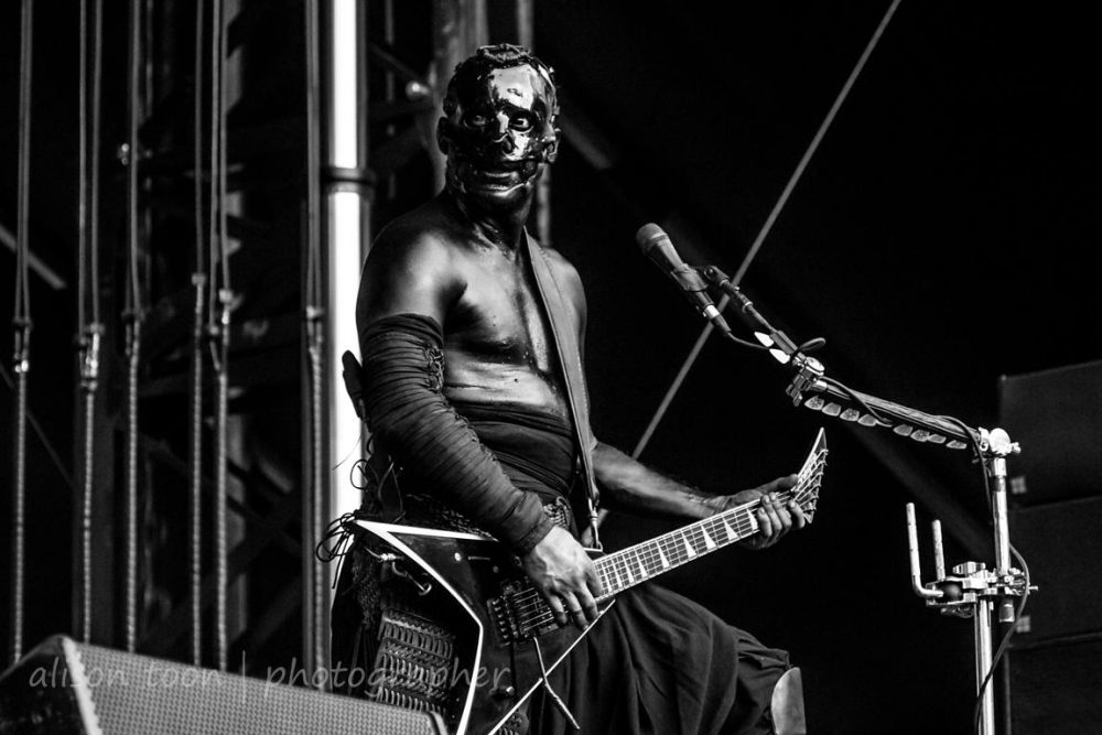 Wes Borland of Limp Bizkit Aftershock 2014