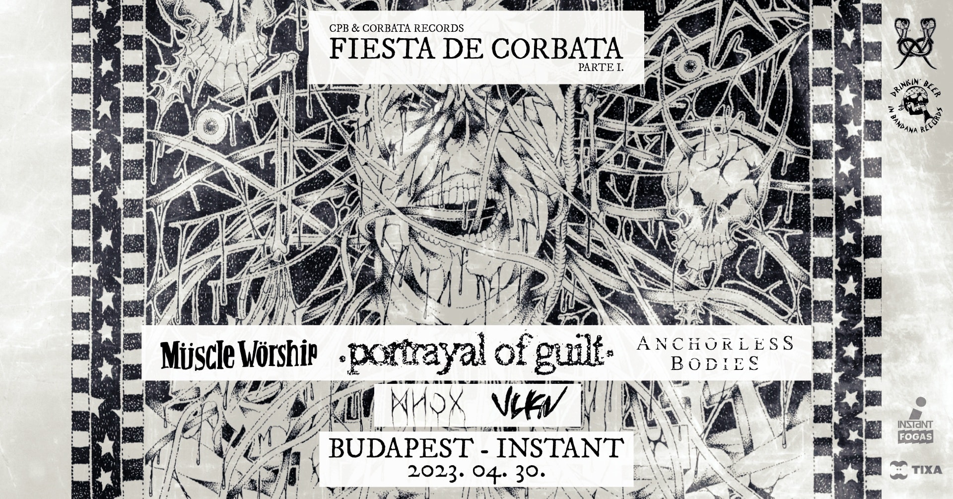 Disztró és disztroj - Kirakodóvásáros bulin lép fel az Instantban a Portrayal of Guilt