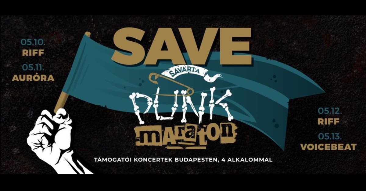 Négynapos koncertsorozat kezdődik Budapesten a szombathelyi Punkmaraton megsegítésére