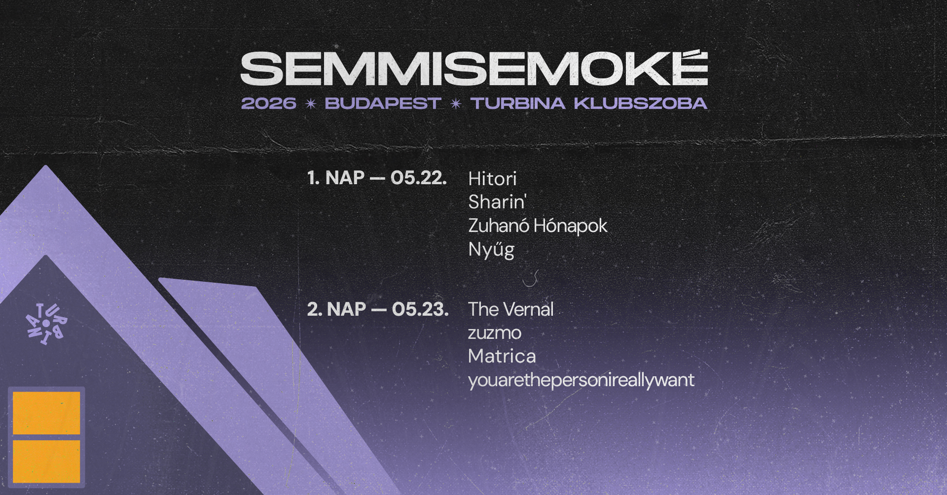 Semmisemoké 2026: elindult a jegyelővétel 